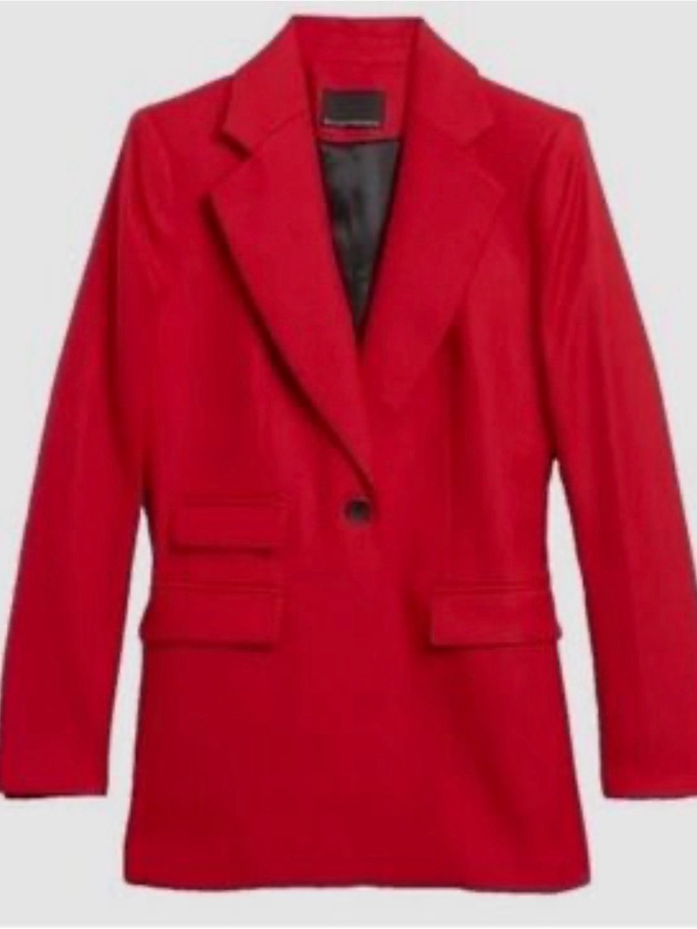 NWT Banana Republic Red Single-Button Tailored Blazer size 10 $209